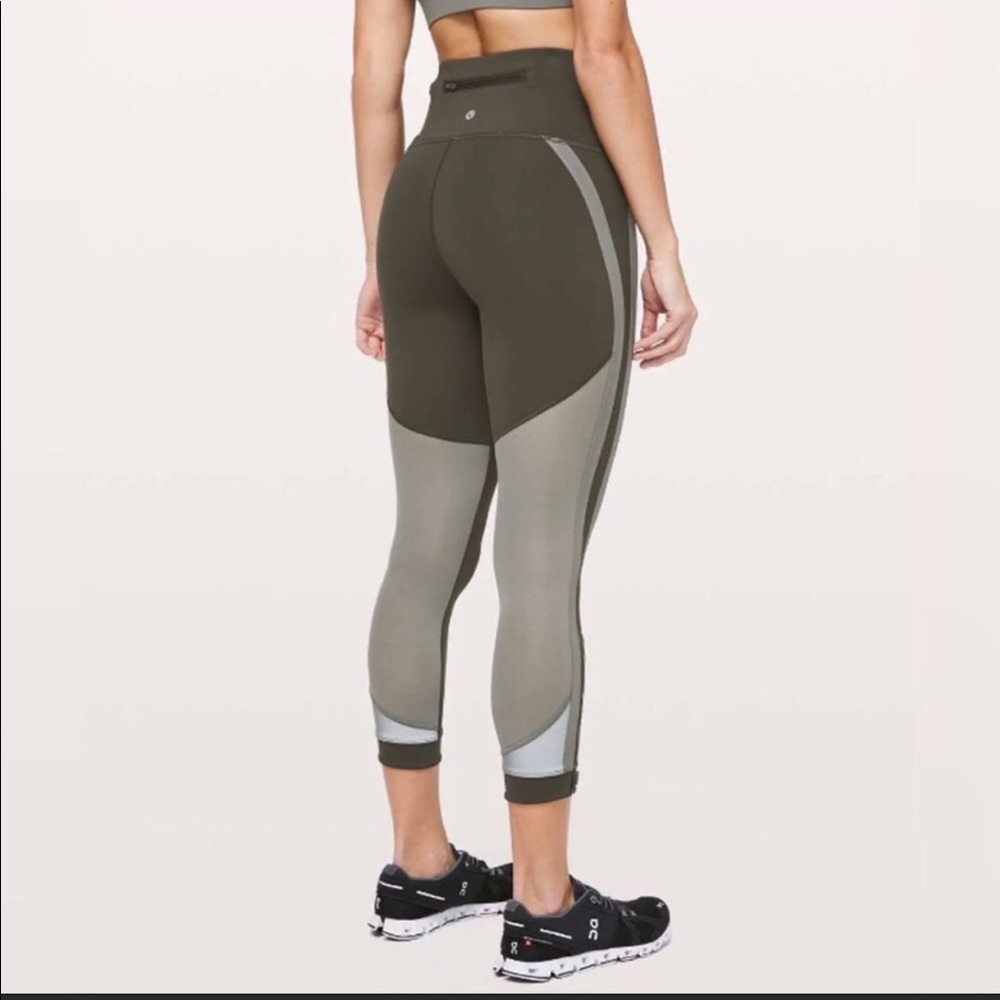 Lululemon Zip The Line Nulux Crop Leggings (C3)